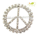 Rhinestone, paz, signo, perno, cristal, aduana, diseño, broche